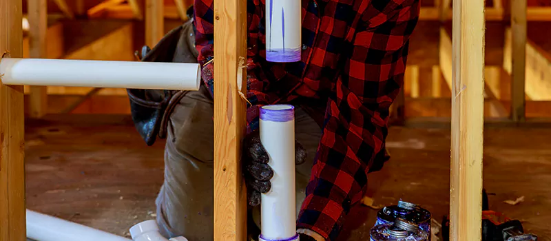 Process of Rough In Plumbing in Niagara-on-the-Lake, Ontario