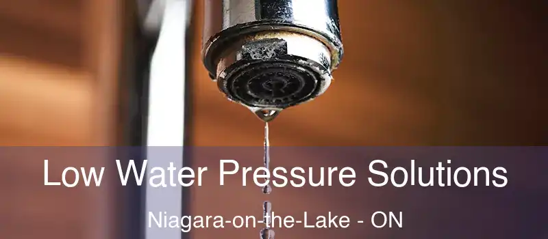 Low Water Pressure Solutions Niagara-on-the-Lake - ON